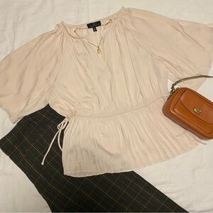 NWOT Elegant Cream Blouse